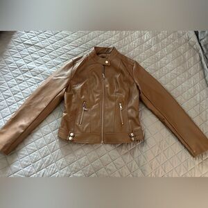 Flaux leather jacket